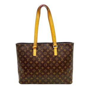 LOUIS VUITTON Monogram Luco Tote Bag Handbag Shoulder Canvas